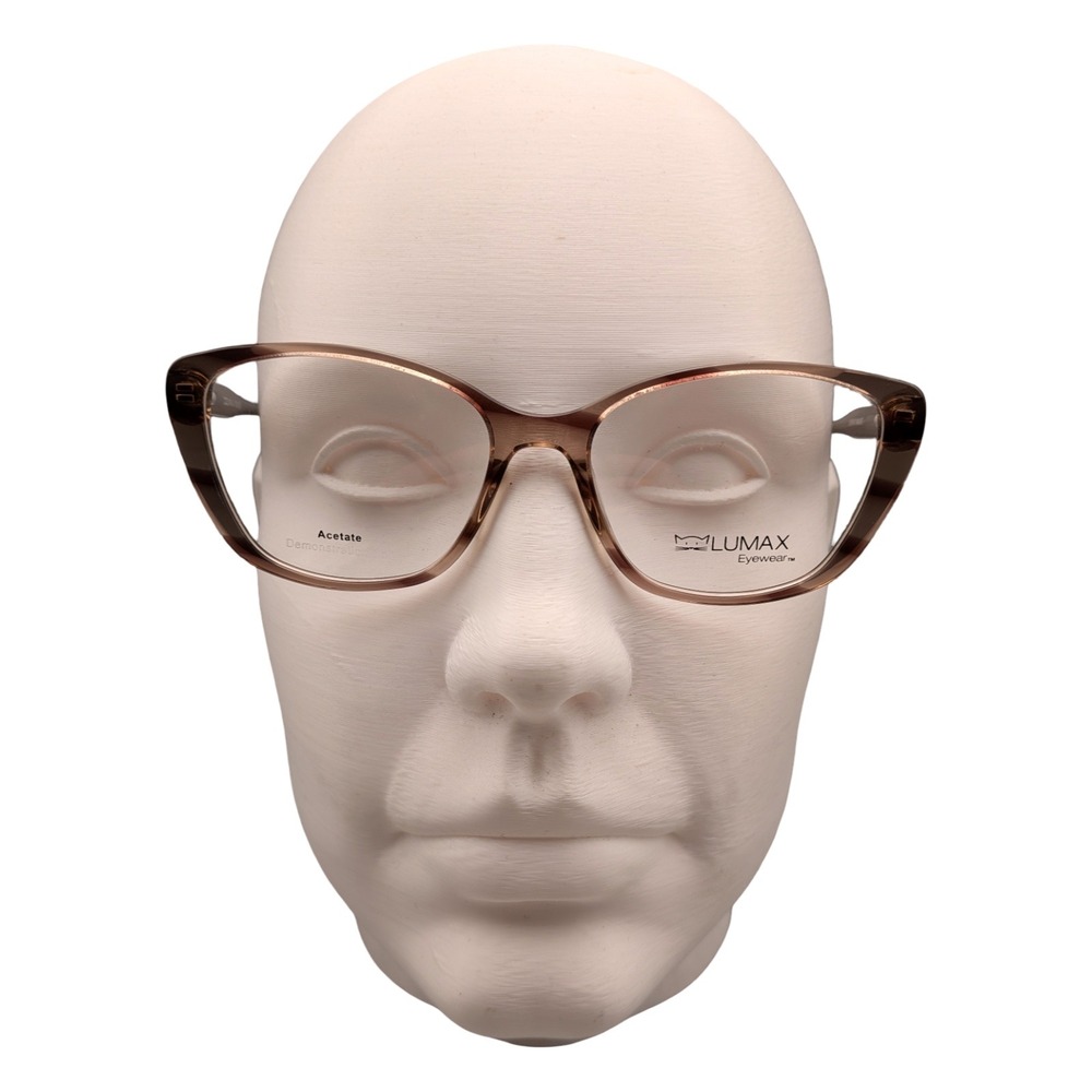 Lumax Eyewear LU1153 Mauve Acetate Cat Eye Eyeglasses 52/16/142 NEW